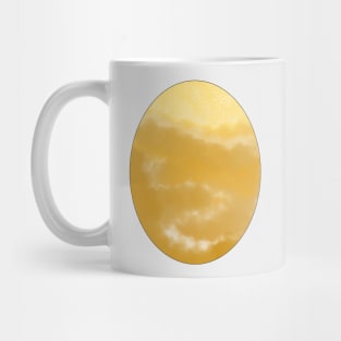 Yellow Color Therapy Clouds Mug
